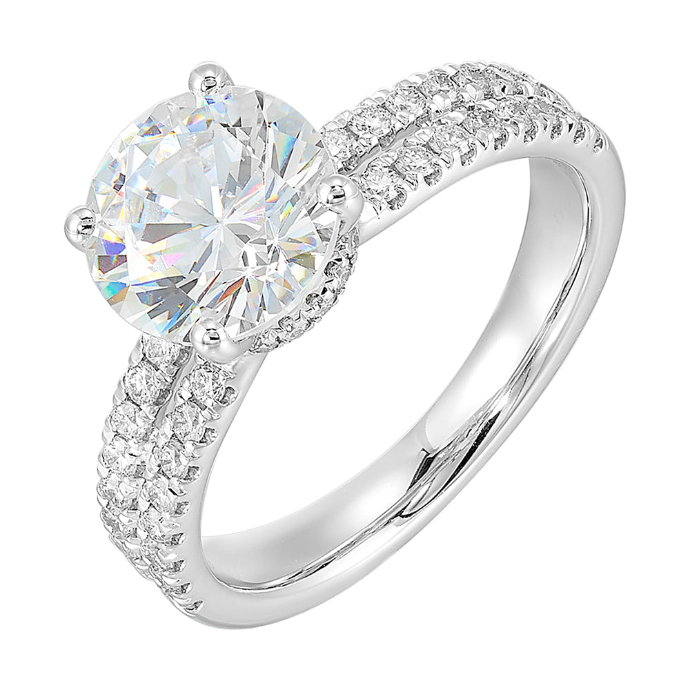 14Kt White Gold Diamond 1/2Ctw Ring