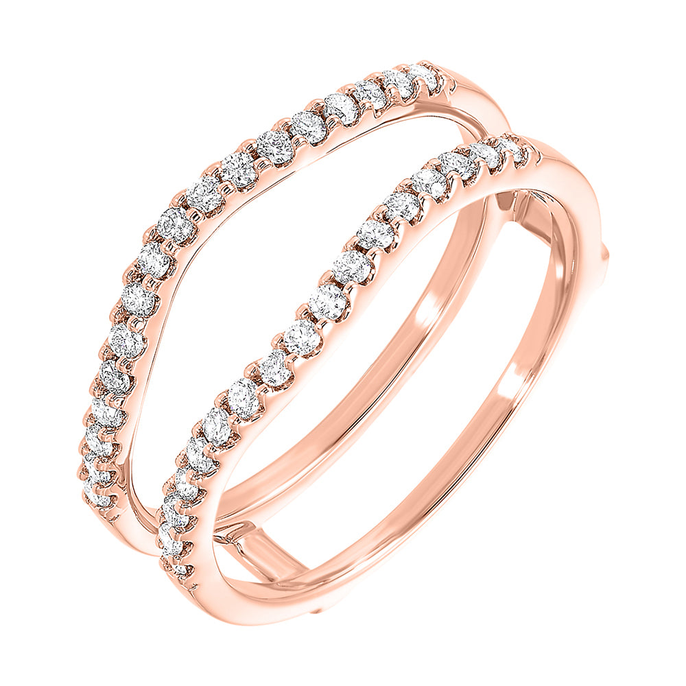 14Kt Rose Gold Diamond 1/4Ctw Ring