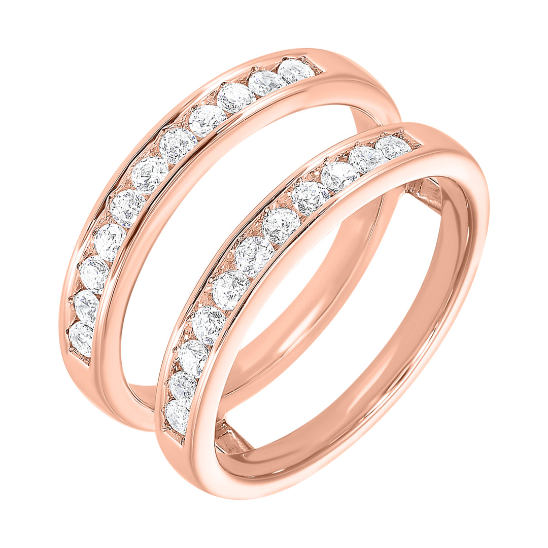 14Kt Rose Gold Diamond 3/8Ctw Ring