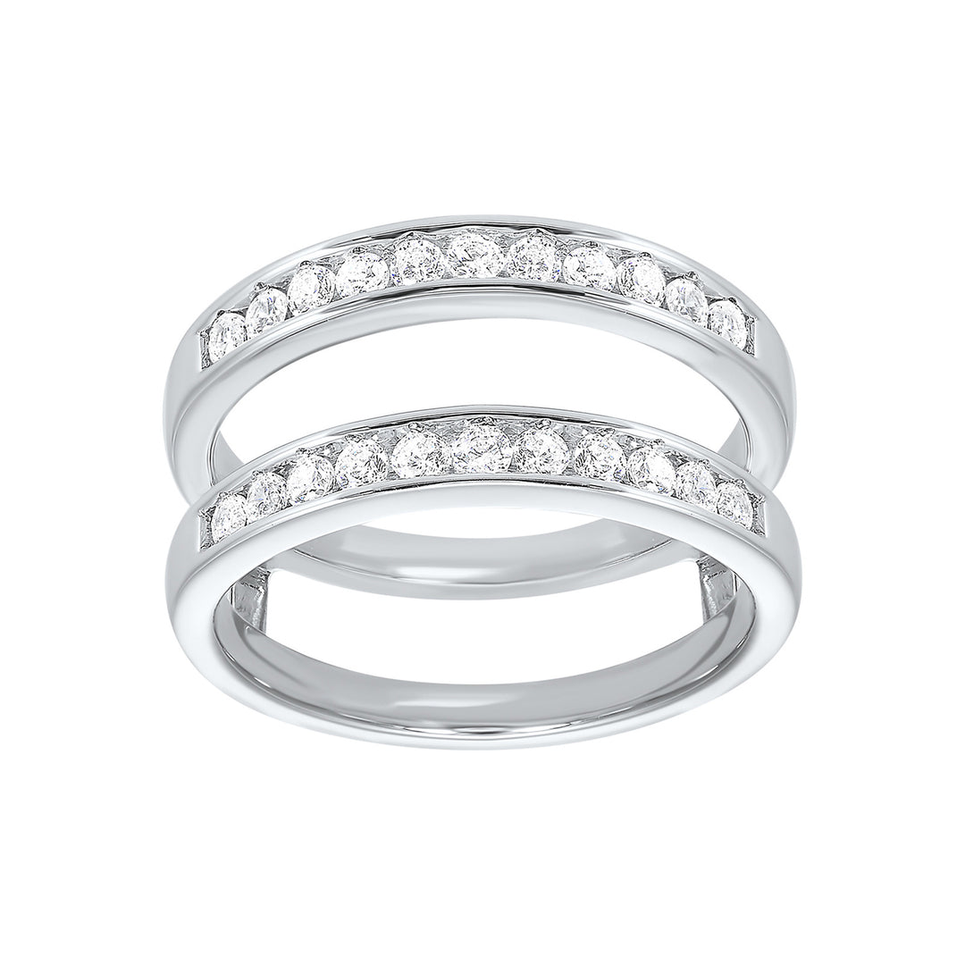 14Kt White Gold Diamond 3/8Ctw Ring