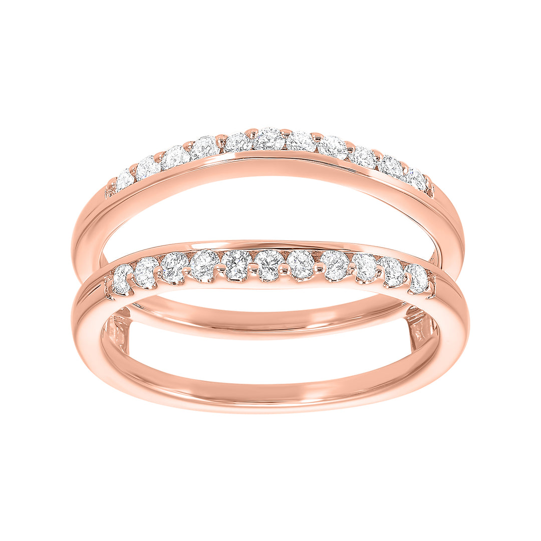14Kt Rose Gold Diamond 1/3Ctw Ring