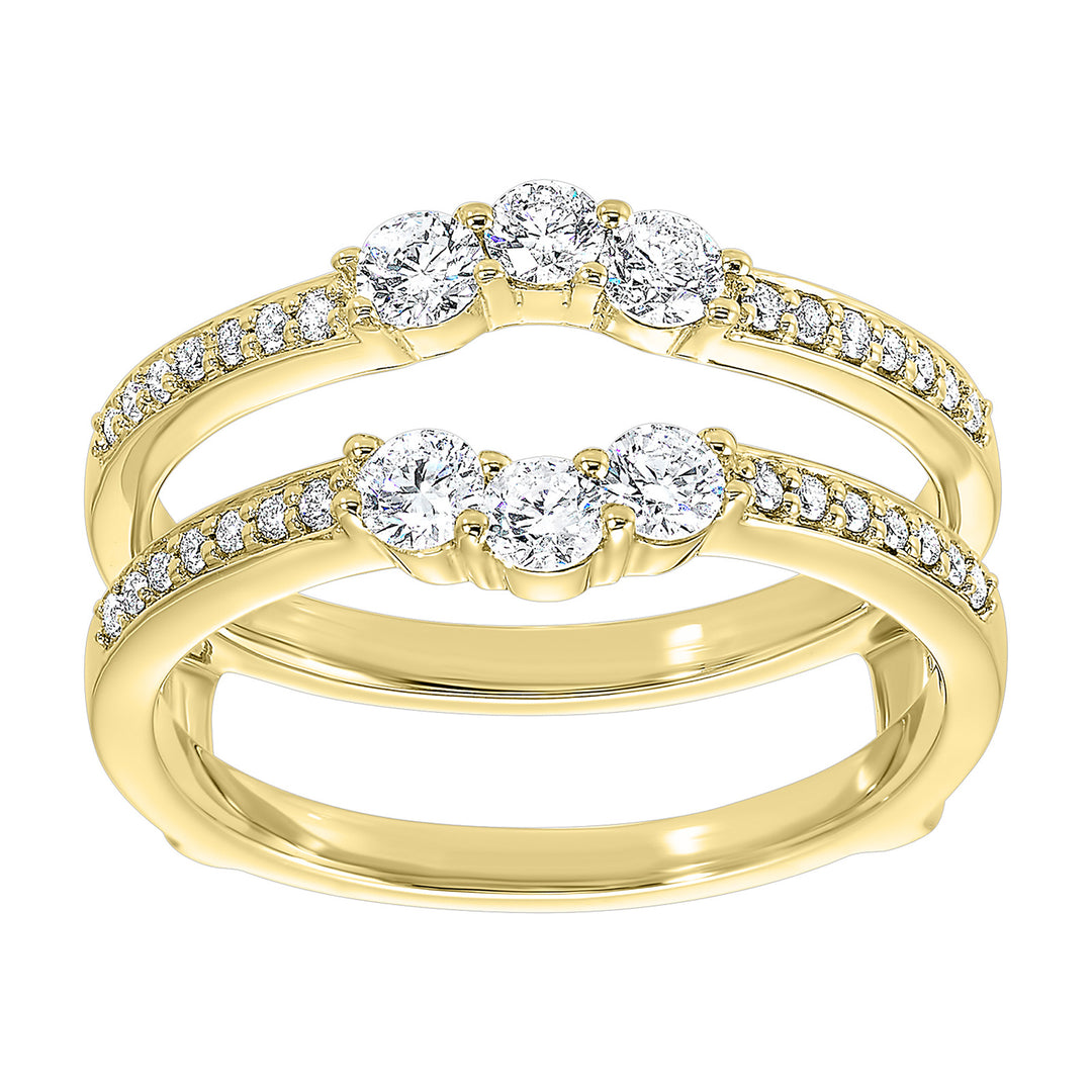 14Kt Yellow Gold Diamond 5/8Ctw Ring