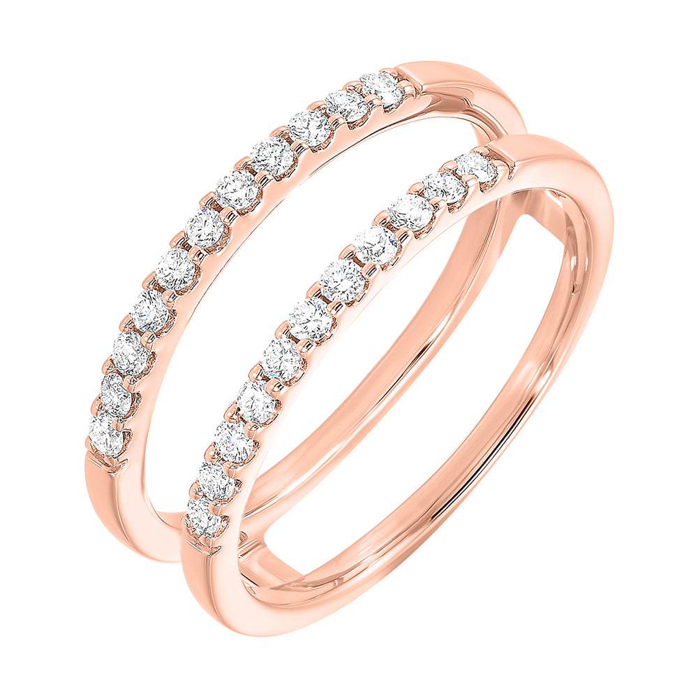 14Kt Rose Gold Diamond 1/3Ctw Ring
