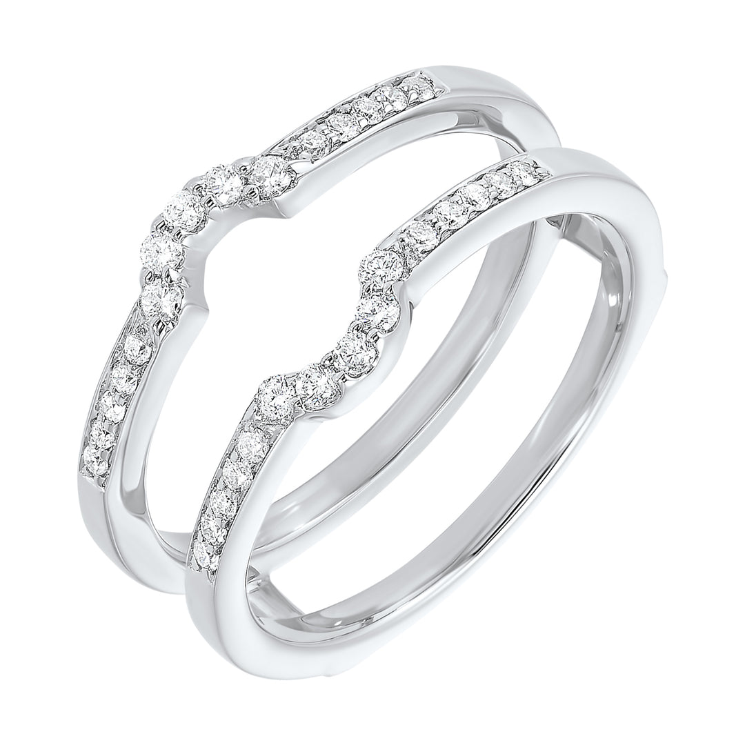 14Kt White Gold Diamond 1/4Ctw Ring