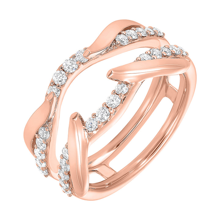 14Kt Rose Gold Diamond 1/2Ctw Ring