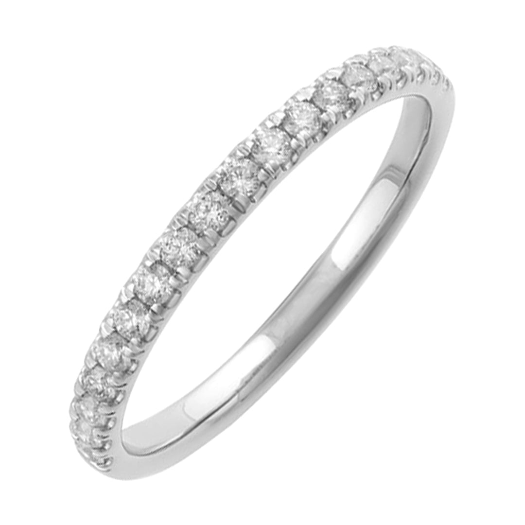 14Kt White Gold Diamond 1/4Ctw Ring