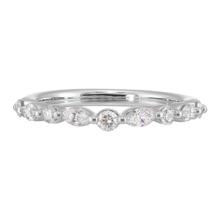 14Kt White Gold Diamond 3/8Ctw Ring