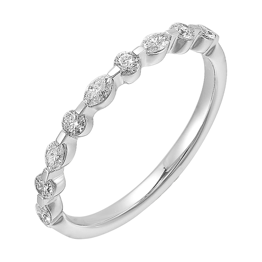 14Kt White Gold Diamond 1/3Ctw Ring
