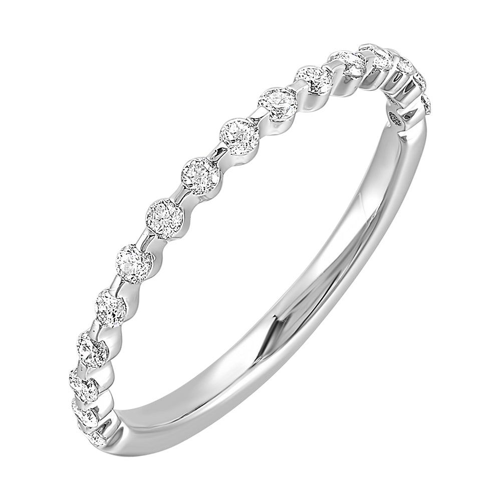 14Kt White Gold Diamond 1/7Ctw Ring