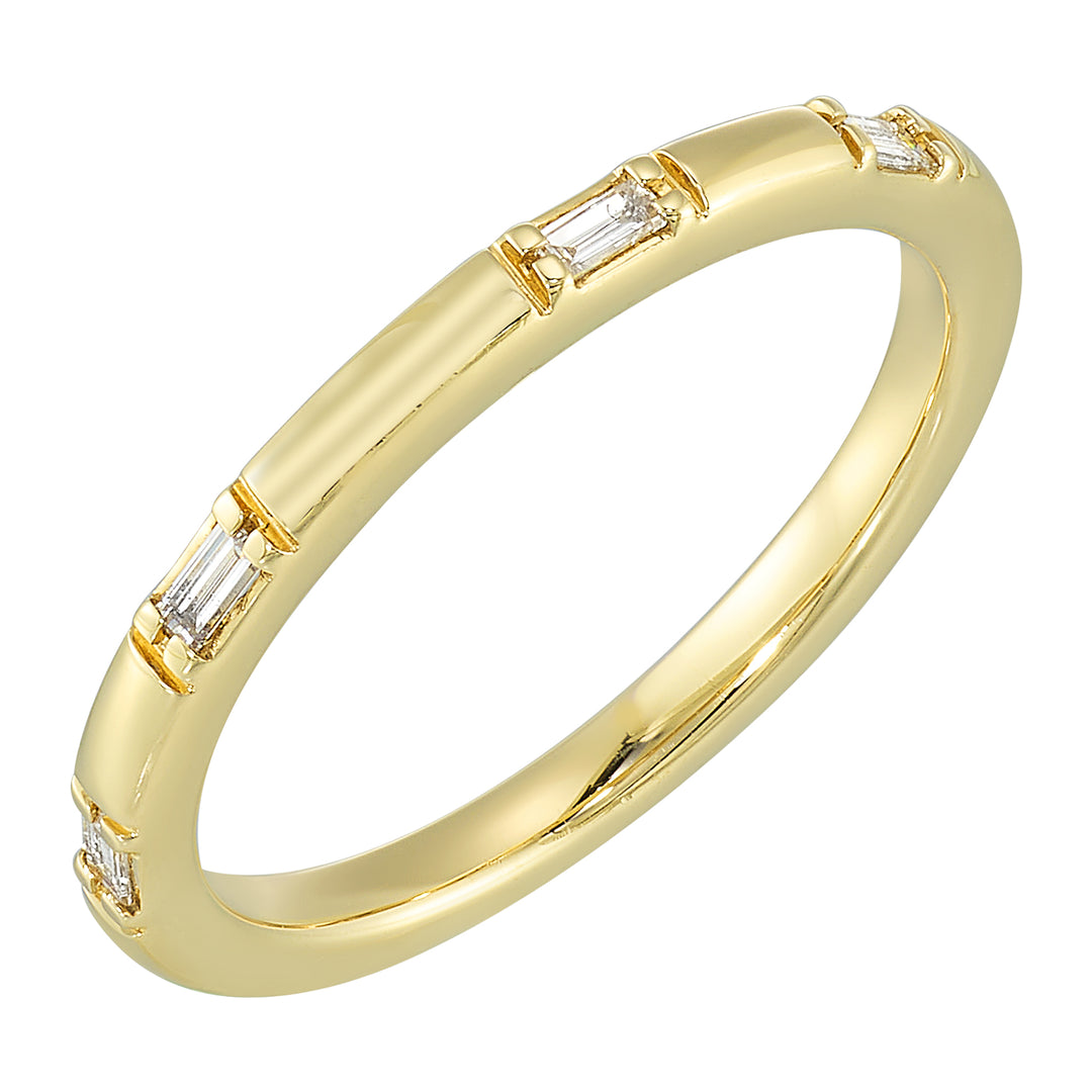 14Kt Yellow Gold Diamond 1/10Ctw Ring