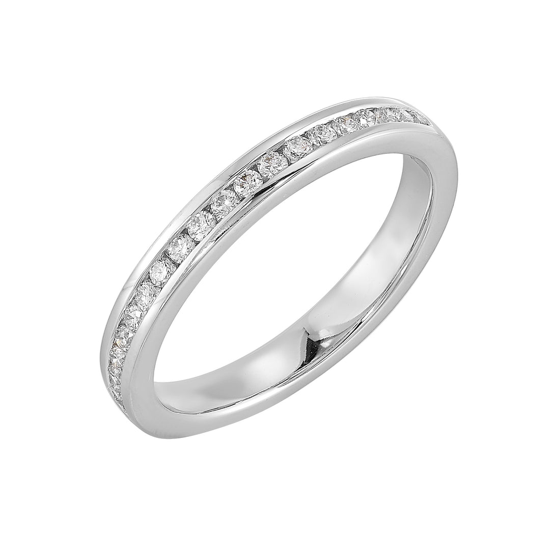 14Kt White Gold Diamond 1/5Ctw Ring