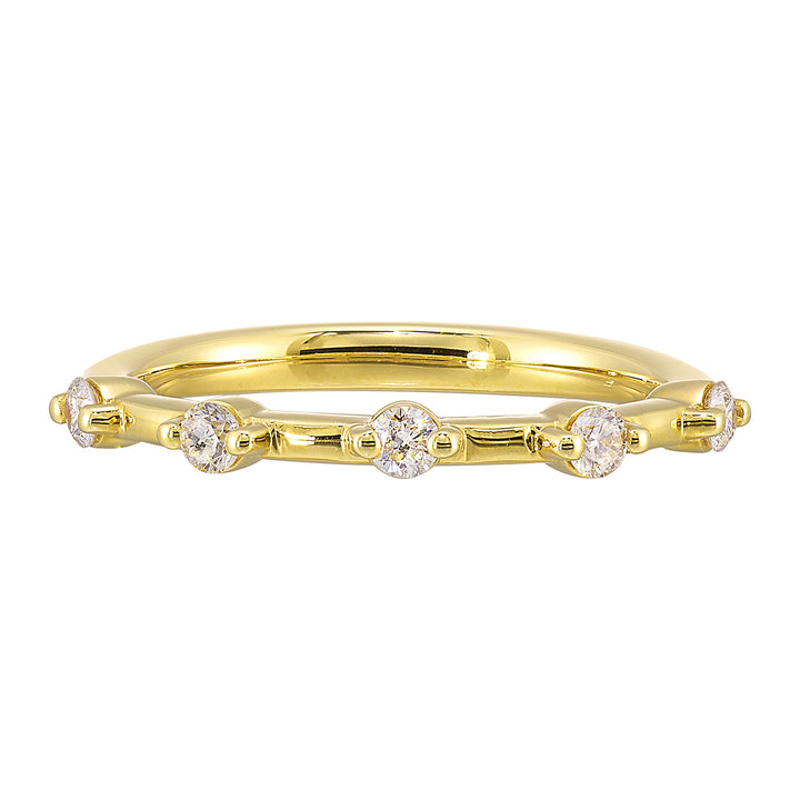 14Kt Yellow Gold Diamond 1/5Ctw Ring