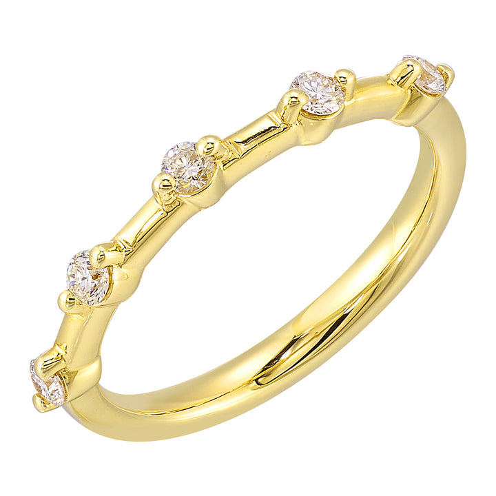 14Kt Yellow Gold Diamond 1/5Ctw Ring