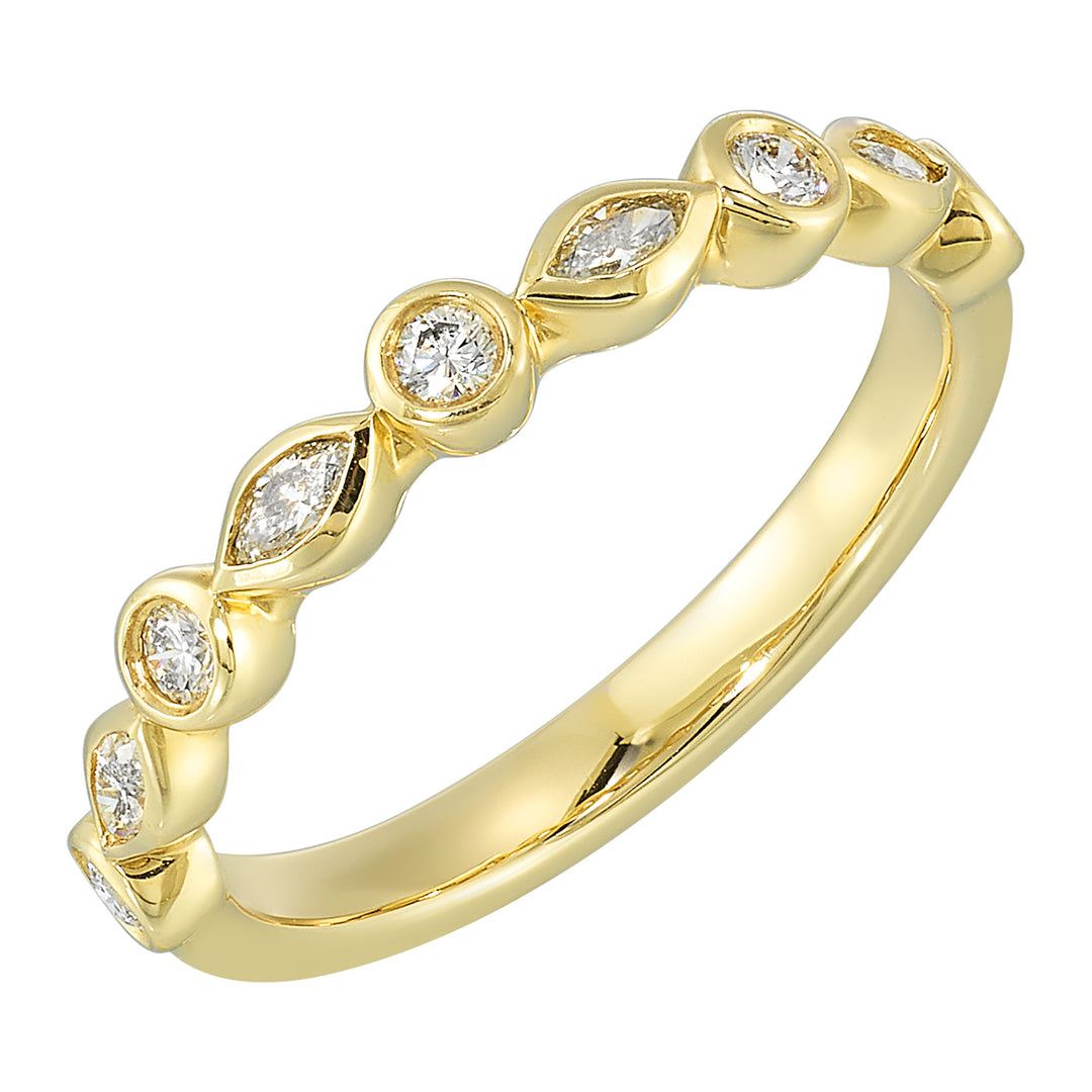 14Kt Yellow Gold Diamond 1/3Ctw Ring