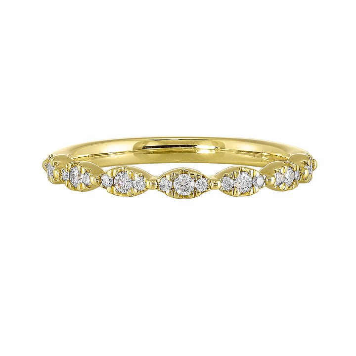 14Kt Yellow Gold Diamond 1/5Ctw Ring