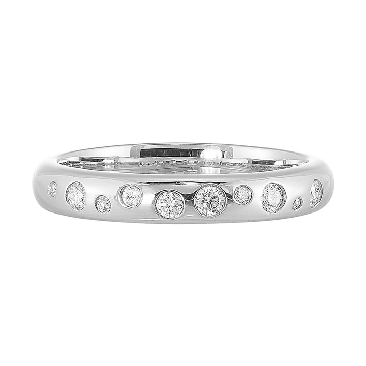 14Kt White Gold Diamond 1/7Ctw Ring
