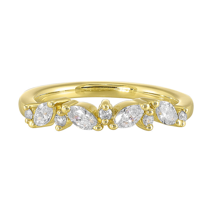 14Kt Yellow Gold Diamond 3/8Ctw Ring