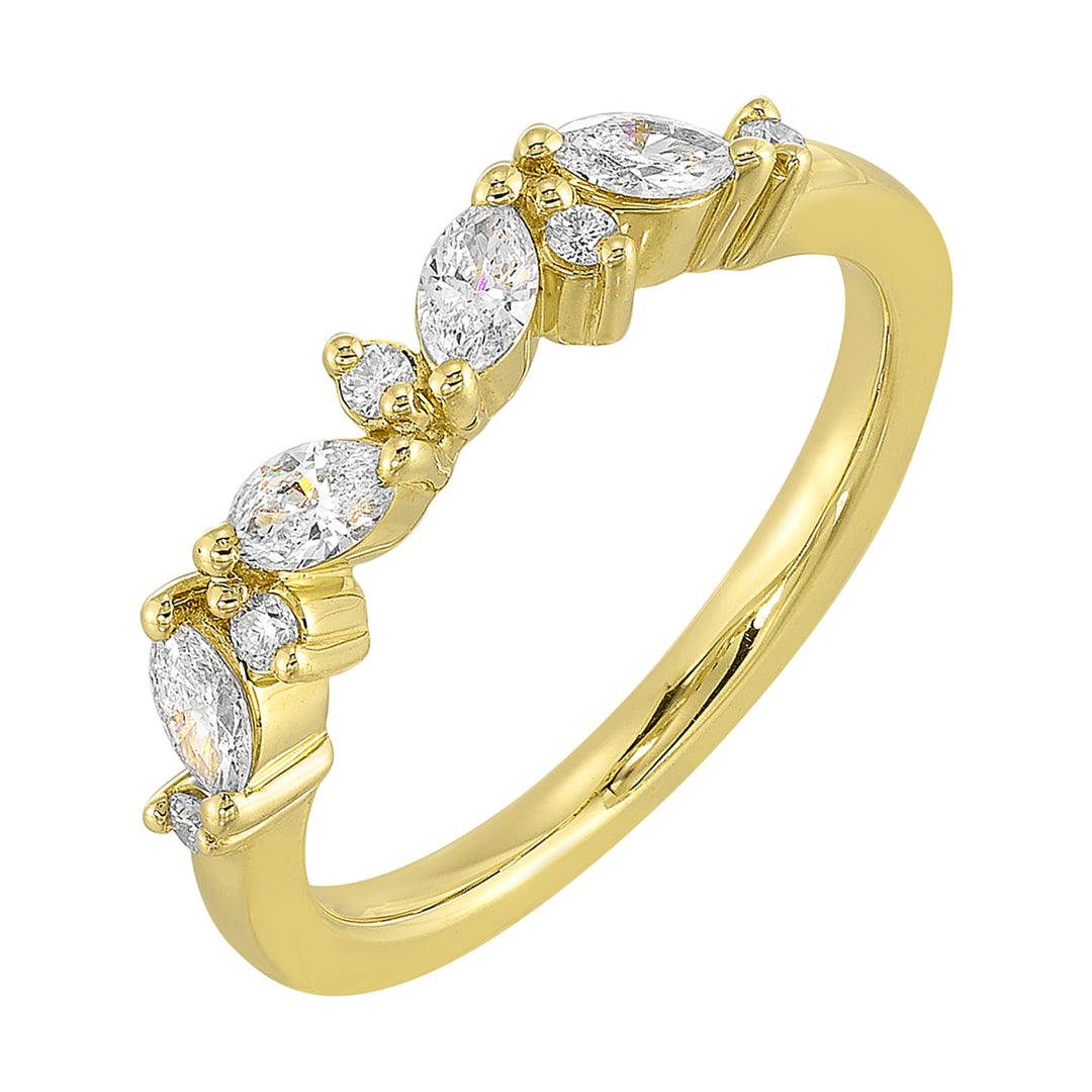 14Kt Yellow Gold Diamond 3/8Ctw Ring