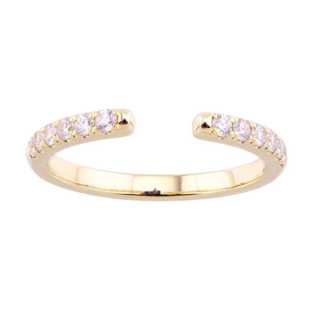 14Kt Yellow Gold Diamond 1/4Ctw Ring