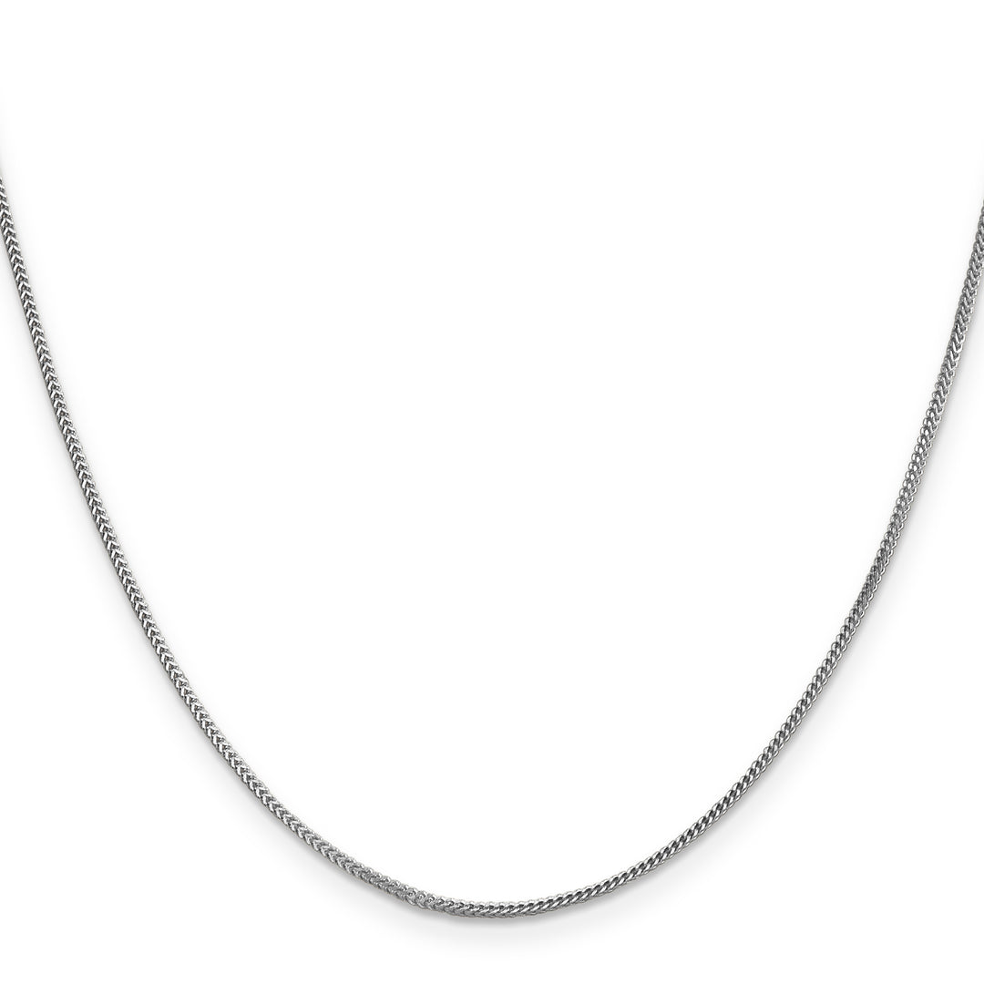 14k White Gold .9mm Franco Chain