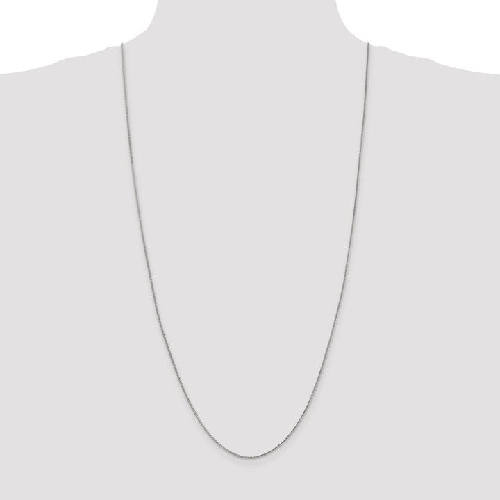 14k White Gold .9mm Franco Chain