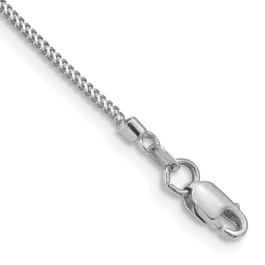 14k White Gold .9mm Franco Chain