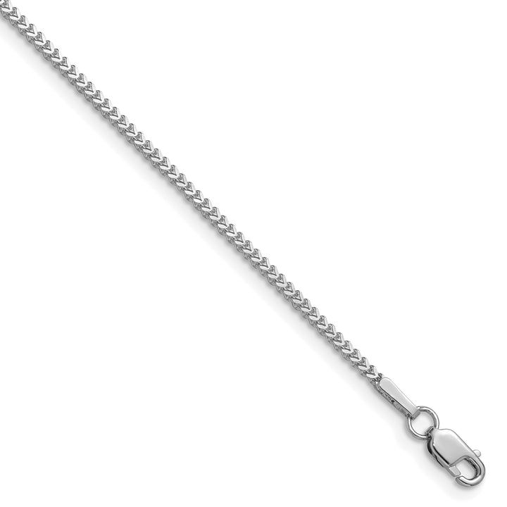 14k White Gold 1.0mm Franco Chain
