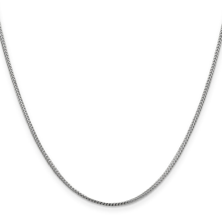 14k White Gold 1.0mm Franco Chain