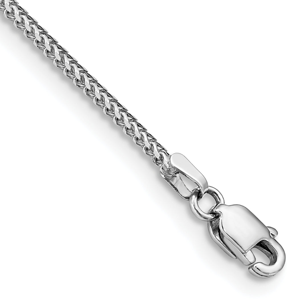 14k White Gold 1.0mm Franco Chain