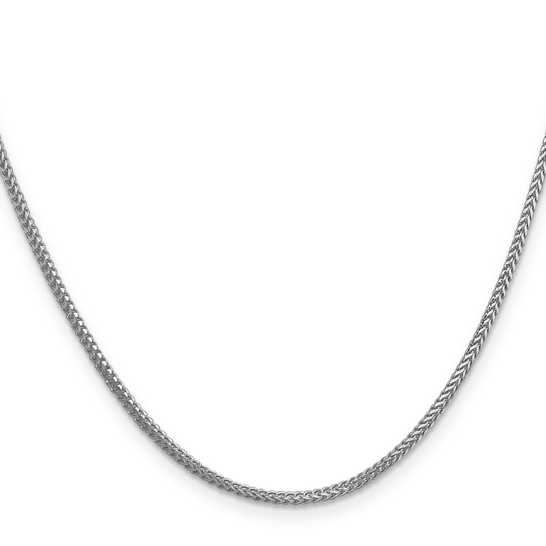 14k White Gold 1.3mm Franco Chain