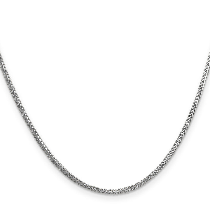 14k White Gold 1.3mm Franco Chain