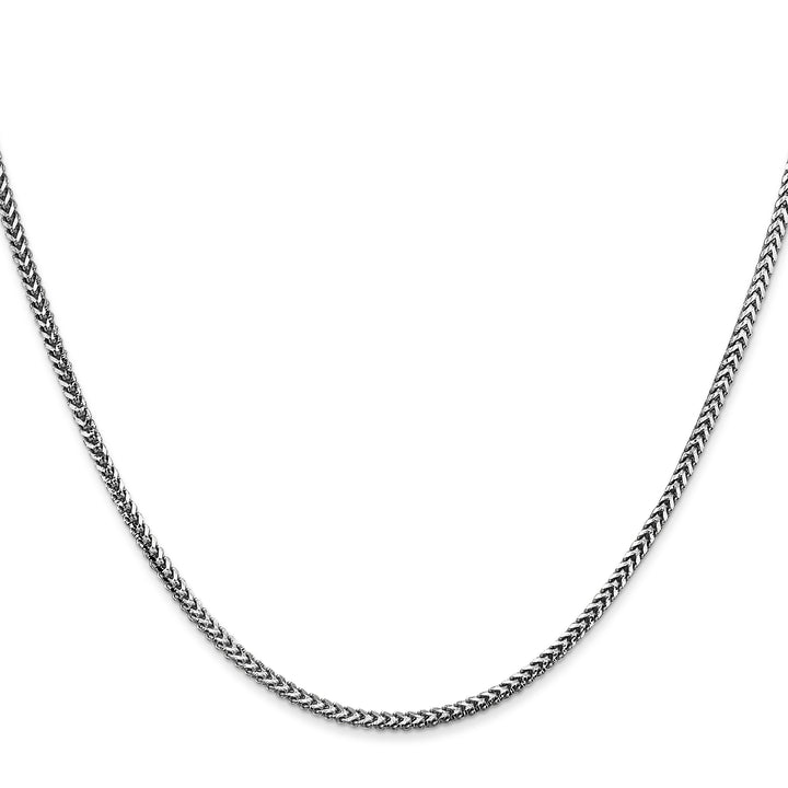 14k White Gold 1.5mm Franco Chain