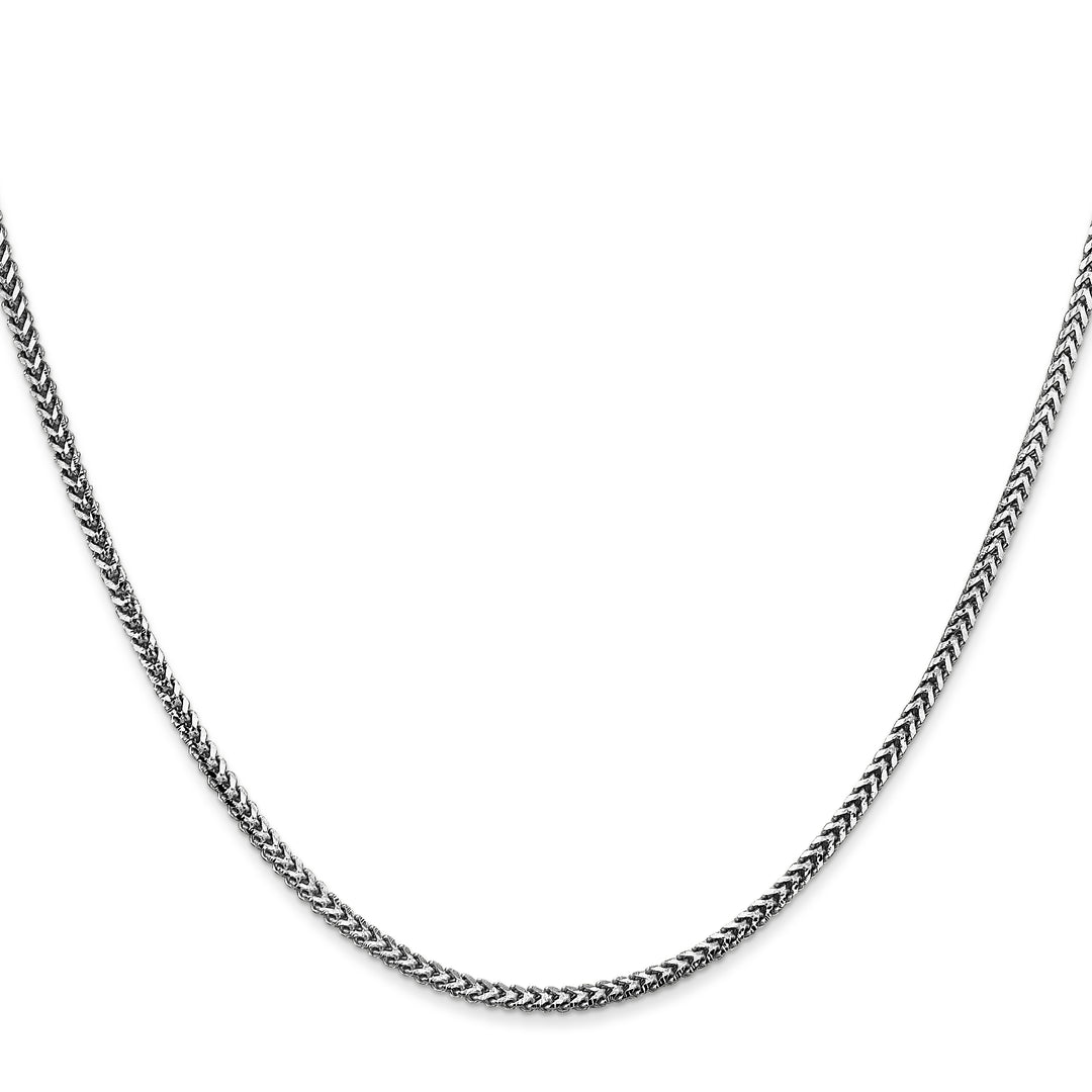 14k White Gold 1.5mm Franco Chain