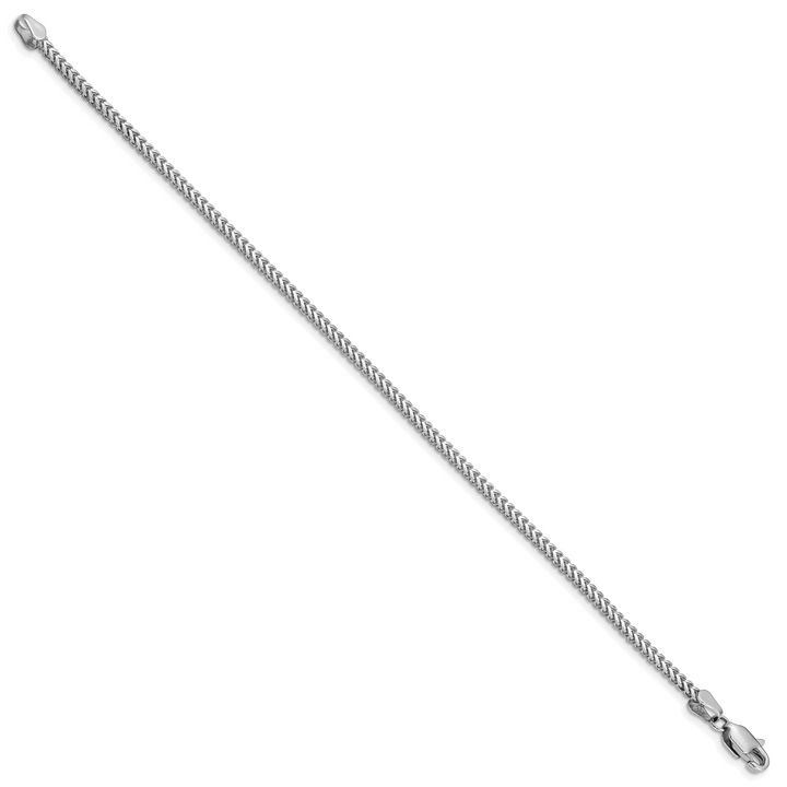 14k White Gold 2.0mm Franco Chain