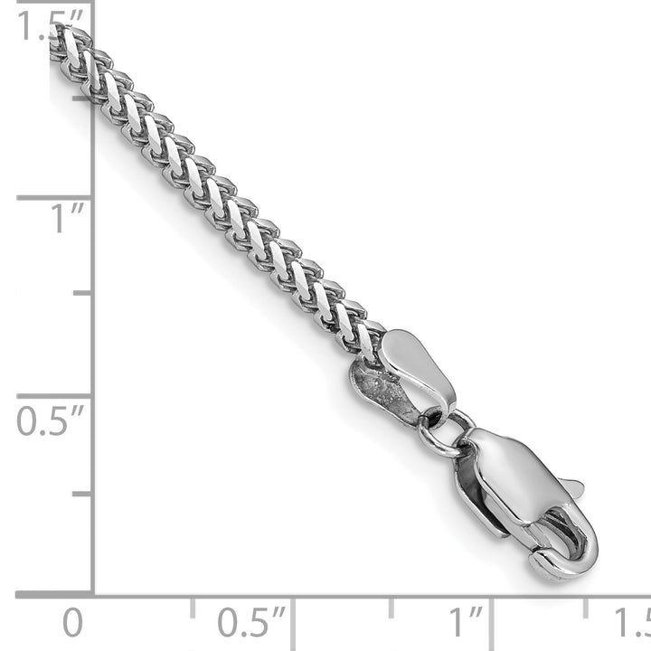 14k White Gold 2.0mm Franco Chain