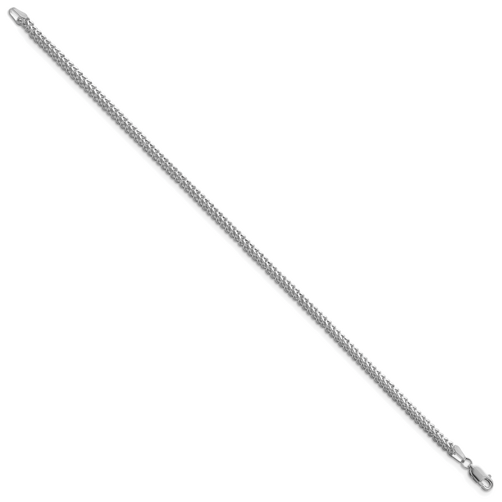 14k White Gold 2.3mm Franco Chain