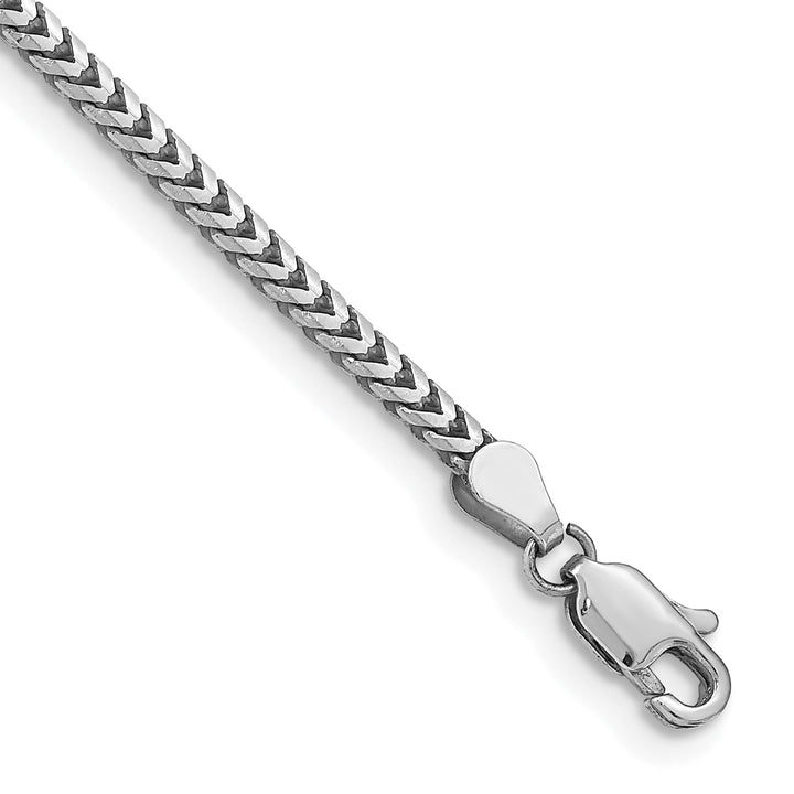 14k White Gold 2.5mm Franco Chain