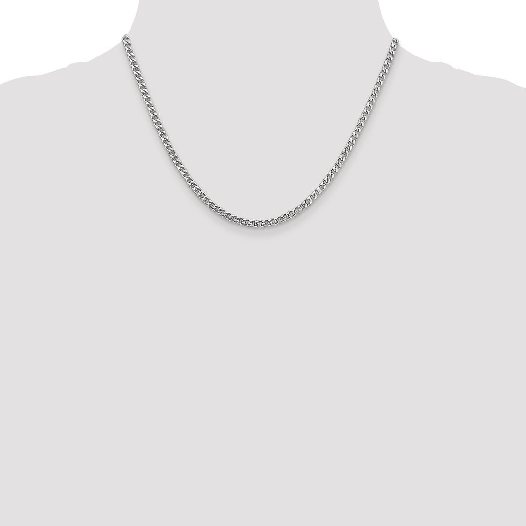 14k White Gold 3mm Franco Chain