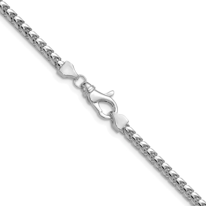 14k White Gold 3mm Franco Chain