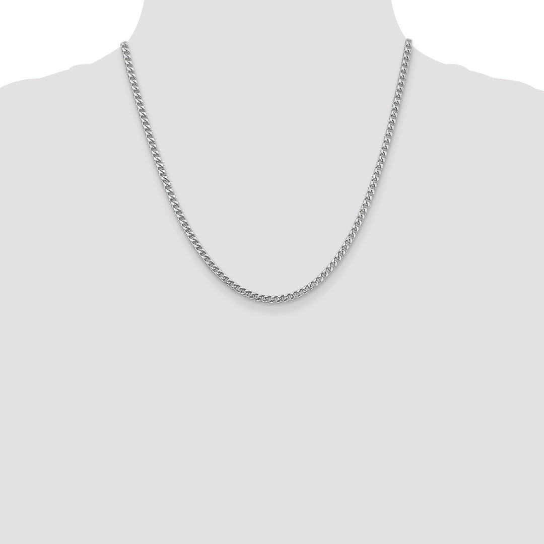 14k White Gold 3mm Franco Chain