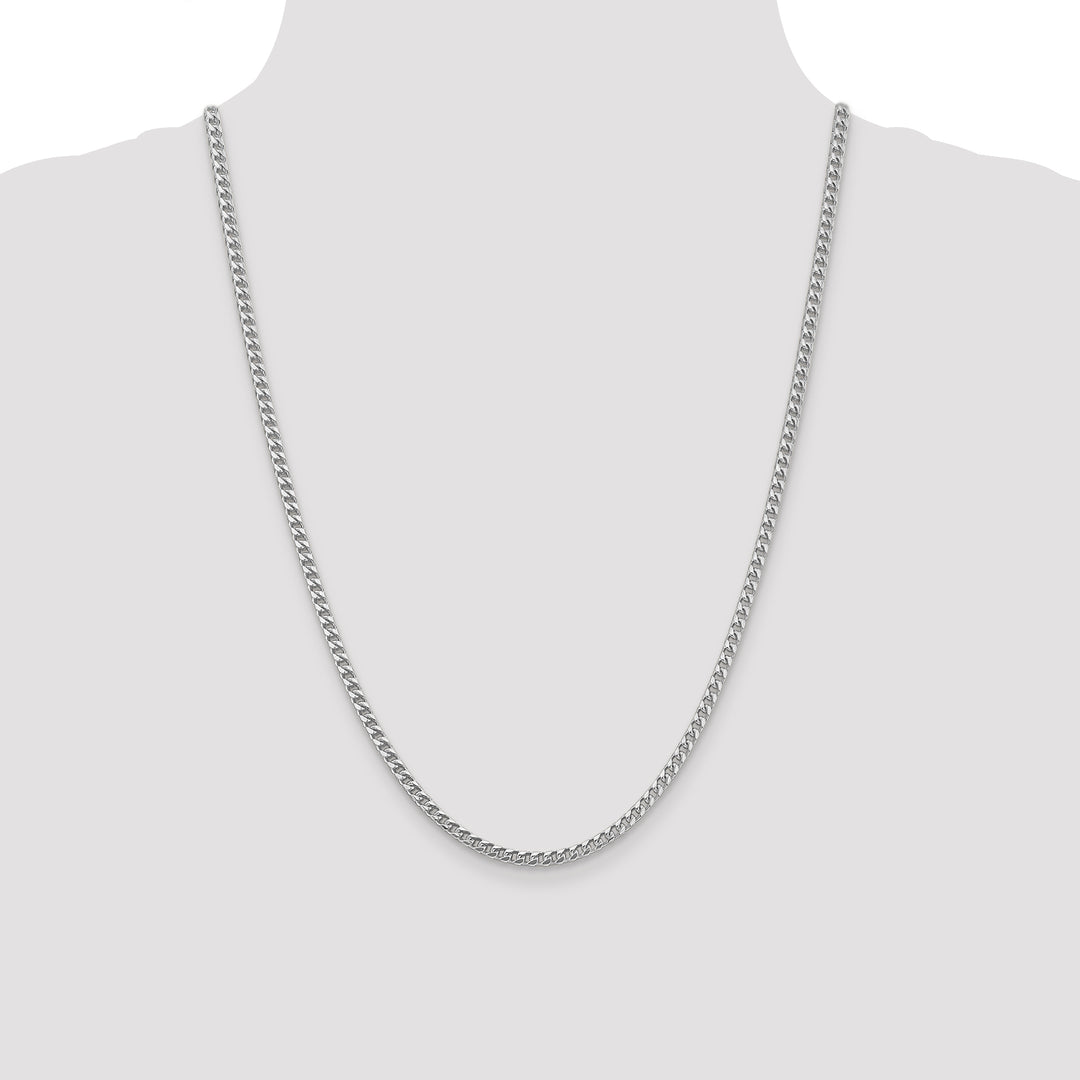 14k White Gold 3mm Franco Chain