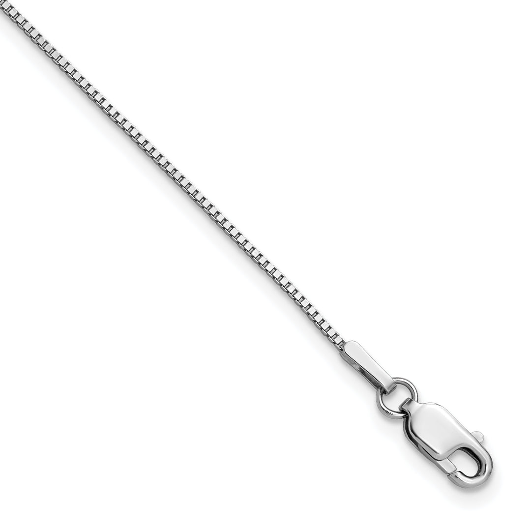 14k White Gold .95mm Box Chain