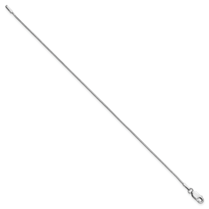 14k White Gold .95mm Box Chain