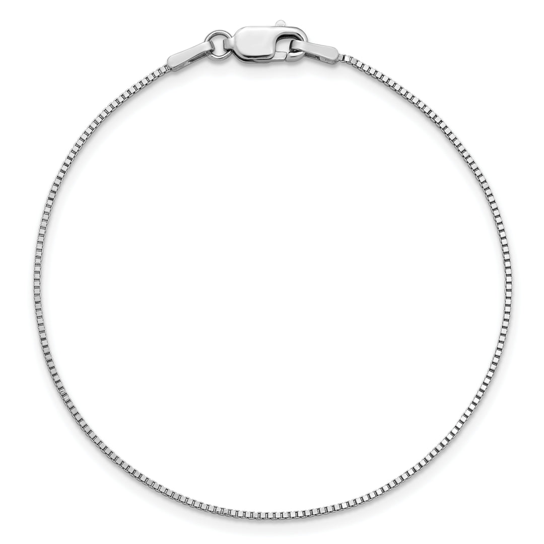 14k White Gold .95mm Box Chain