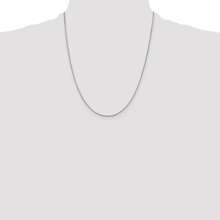 14k White Gold .95mm Box Chain