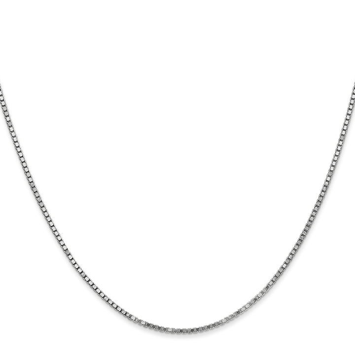 14k White Gold 1.3mm Box Chain
