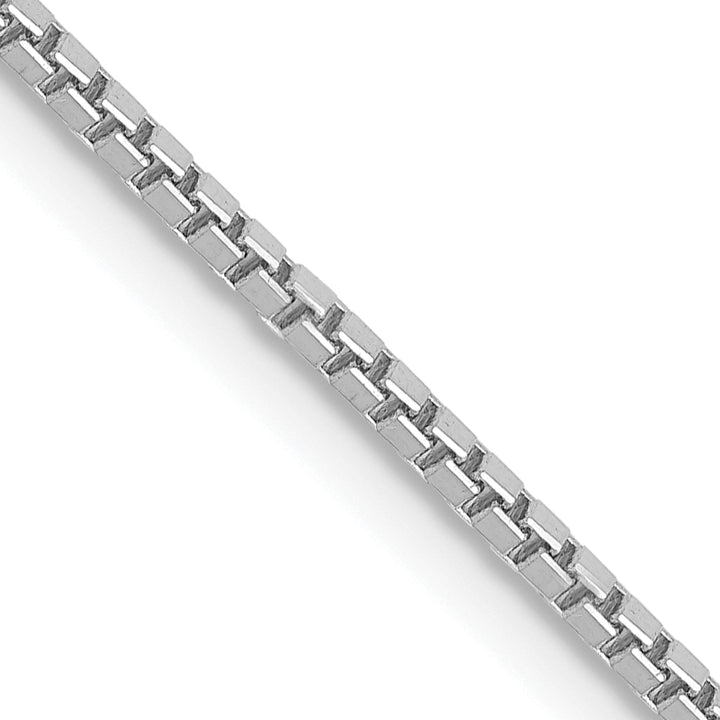 14k White Gold 1.3mm Box Chain