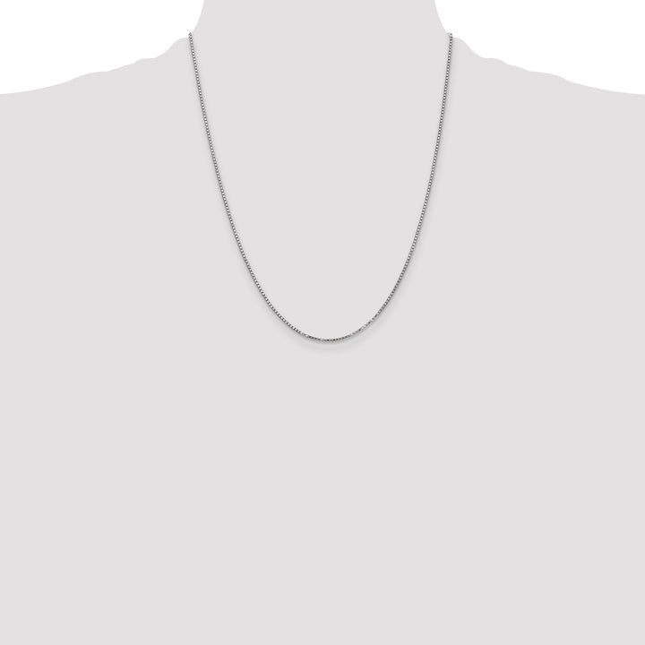 14k White Gold 1.3mm Box Chain