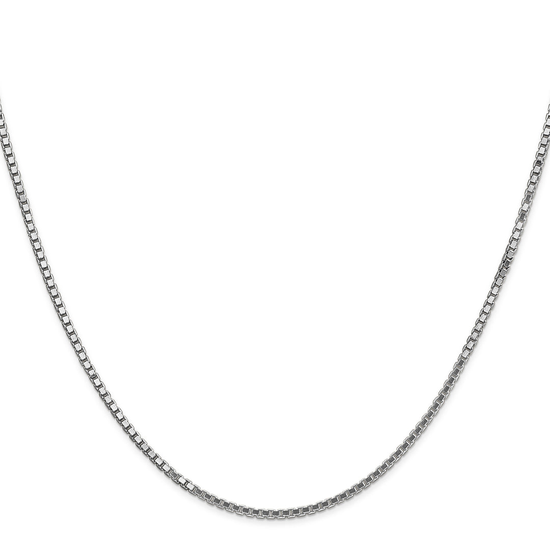 14k White Gold 1.5mm Box Chain