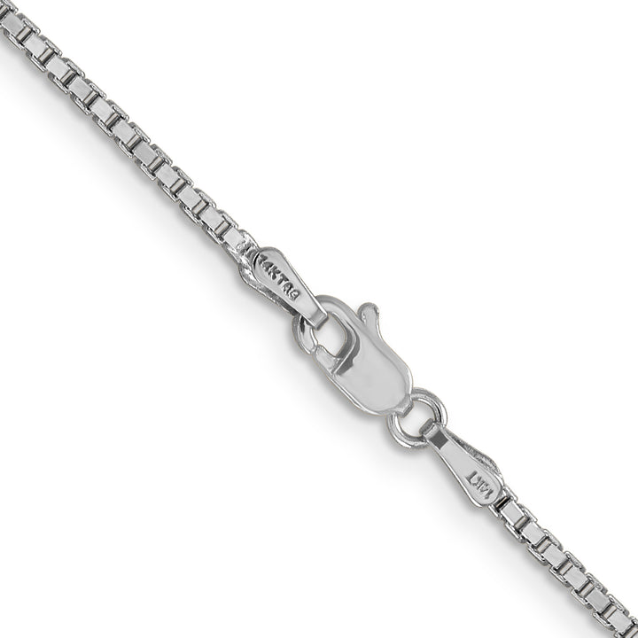 14k White Gold 1.5mm Box Chain
